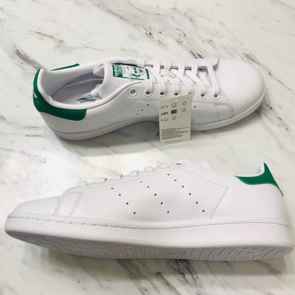 adidas Shoes - STAN SMITH SHOES CLOUD WHITE / CORE WHITE / GREEN